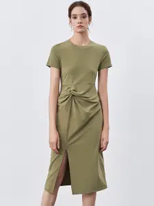 Urban Revivo Twisted Knotted T-shirt Dress