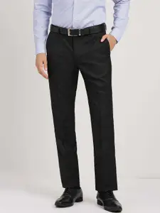 Arrow Men Mid-Rise Regular Fit Plain Formal Trousers