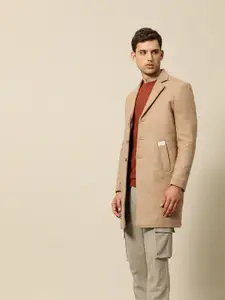 Mr Bowerbird Solid Single-Breasted Overcoat
