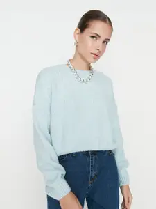 Trendyol Round Neck Acrylic Pullover