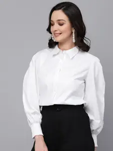 Style Quotient Smart Regular Fit Bishop Sleeves Formal Shirt