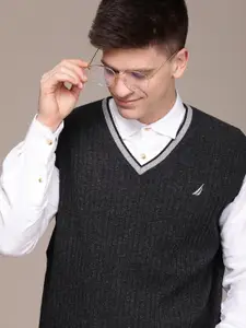 Nautica Ribbed Sweater Vest