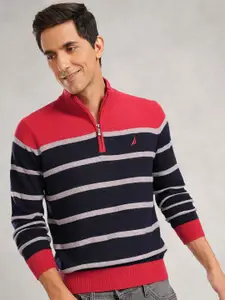 Nautica Striped Half Zipper Pullover