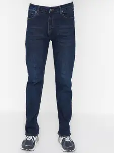 Trendyol Men Mid-Rise Clean Look Light Faded Jeans