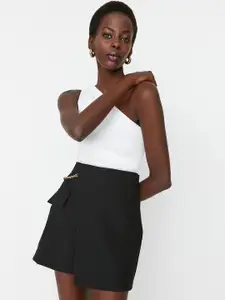 Trendyol Overlap Panel Mini Skort Skirt