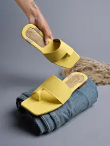 Shoetopia Women One Toe Flats