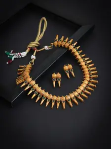 Sukkhi Gold-Plated Temple Necklace Set