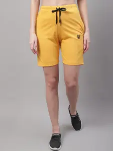 VIMAL JONNEY Women Mid-Rise Casual Cotton Shorts