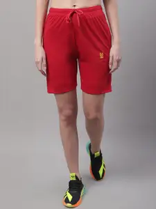 VIMAL JONNEY Women Mid-Rise Above Knee Sports Shorts
