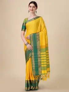 KALINI Checked Zari Mysore Silk Saree