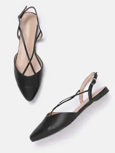 Van Heusen Woman Pointy Toe Strappy Flats