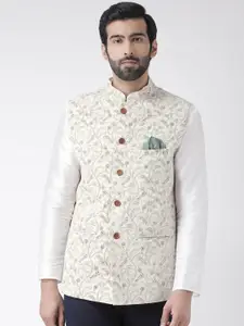 KISAH Printed Nehru Jacket