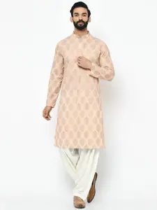 KISAH Ethnic Motifs Printed Mandarin Collar Kurta