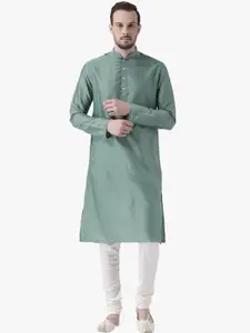 KISAH Mandarin Collar Straight Kurta