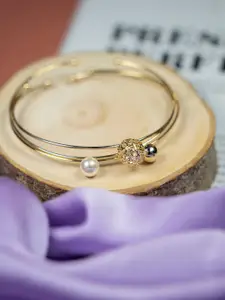 SALTY Women Gold-Plated Cuff Bracelet