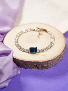 SALTY Women Silver-Plated Charm Bracelet