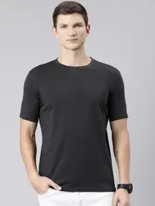 Huetrap Round Neck Cotton T-shirt