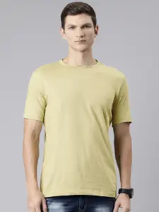 Huetrap Round Neck Cotton T-shirt