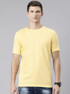 Huetrap Round Neck Cotton T-shirt