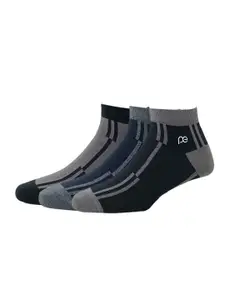 Peter England Men Pack of 3 Patterned Ankle-Length Socks