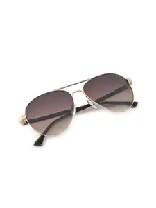 FILA Men Lens & Aviator Sunglasses with UV Protected Lens SFI354K 58 594X
