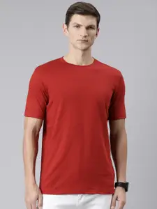 Huetrap Round Neck Cotton T-shirt