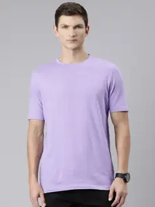 Huetrap Round Neck Cotton T-shirt