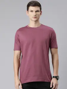 Huetrap Round Neck Cotton T-shirt