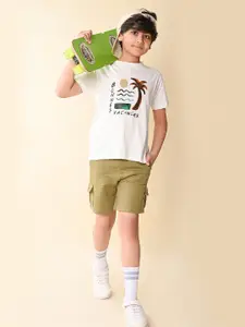 LilPicks Boys Printed T-shirt with Shorts