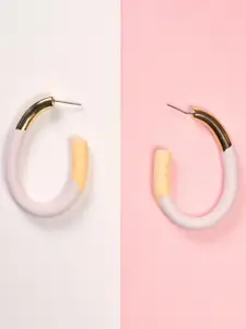SALTY Contemporary Half Hoop Earrings