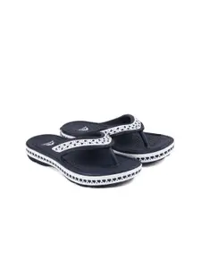 Adda Women Self Design Rubber Thong Flip-Flops