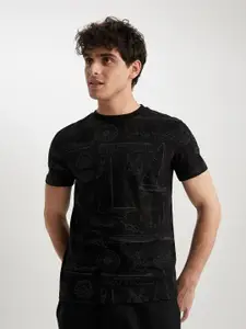 DeFacto Conversational Printed Pure Cotton T-shirt