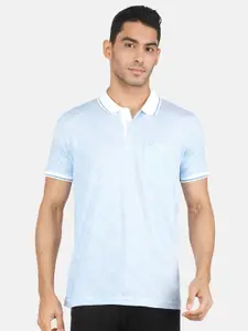 Monte Carlo Abstract Polo Collar Cotton T-shirt