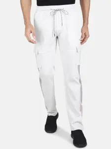 Monte Carlo Men Self Design Regular Fit Cotton Track Pants