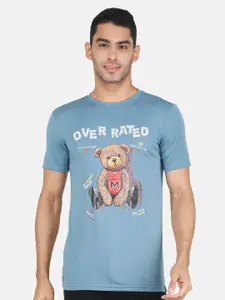 Monte Carlo Graphic Printed Round Neck Slim Fit Cotton T-shirt