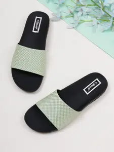 Sherrif Shoes Women Open Toe Slip On Sliders