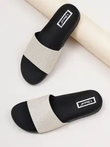 Sherrif Shoes Women Self Design Sliders