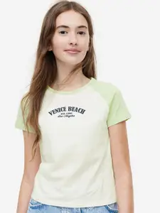 H&M Girls Printed T-shirt