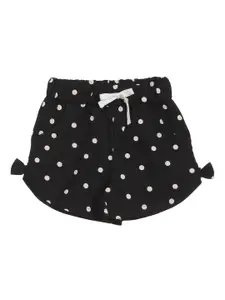 Lil Lollipop Girls Polka Dot Printed Pure Cotton Shorts