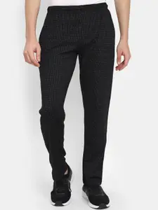 V-Mart Men Regular Fit Self Design Cotton Track Pants