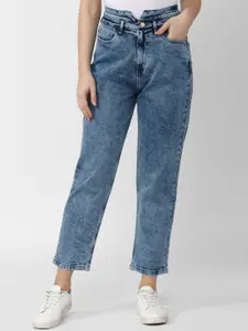 Van Heusen Woman Mom Fit Heavy Fade Jeans