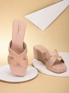 pelle albero Embellished Wedge Heels