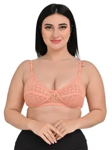 Piylu Self Design Non Padded Non Wired All Day Comfort Lace Bra
