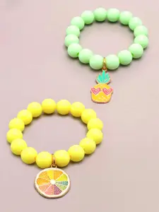 Melbees by Yellow Chimes Girls Set Of 2 Beaded Bracelet