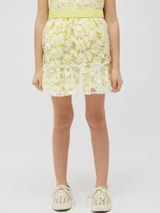One Friday Girls Embroidered A-Line Mini Skirt
