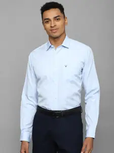 Allen Solly Plus Size Striped Slim Fit Cotton Formal Shirt