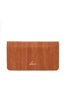 Lavie Women Textured Synthetic Leather Two Fold Wallet