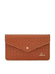 Lavie Women Textured Synthetic Leather Envelope