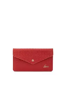 Lavie Women Textured Synthetic Leather Envelope