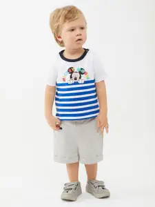 One Friday Infant Boys Mickey Mouse Printed T-shirt